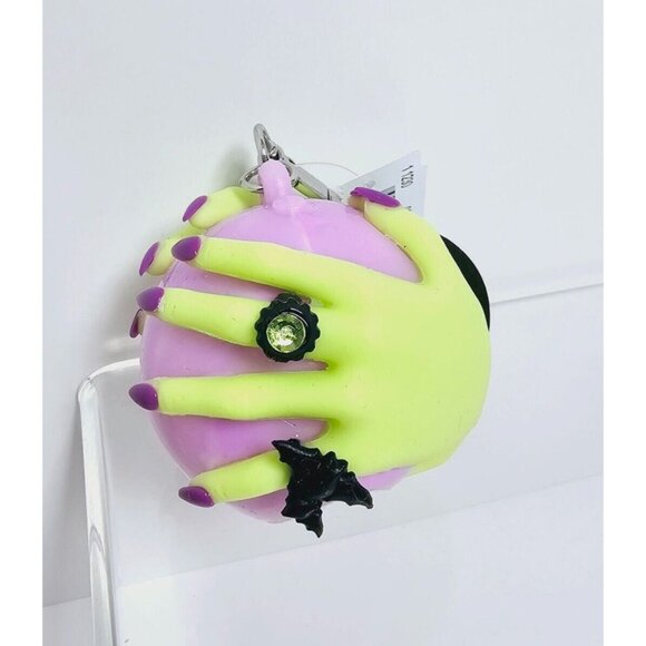 Witch Hand Glow n the Dark LightUp Crystal Ball Pocketbac Holder Bath Body Works - Picture 2 of 9
